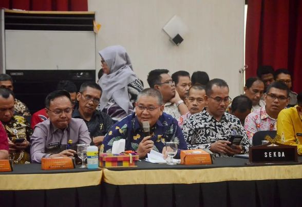 Sekda Inhil Afrizal Hadiri Coaching Clinic Tim Percepatan Akses Keuangan Daerah Provinsi Riau Tahun 2023