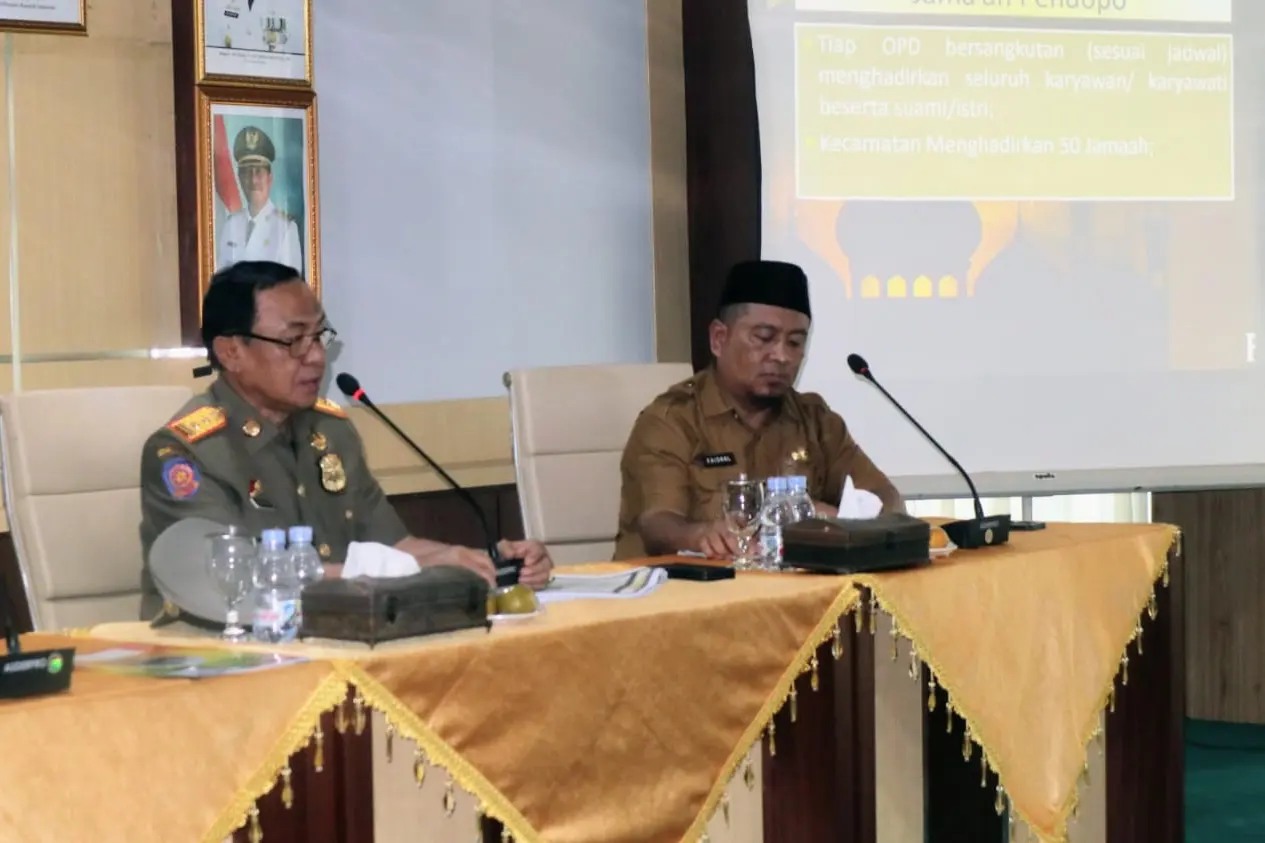Bupati H.M Wardan Pimpin Ekspose Kegiatan Amaliyah Ramadhan 1444 H / 2023 M
