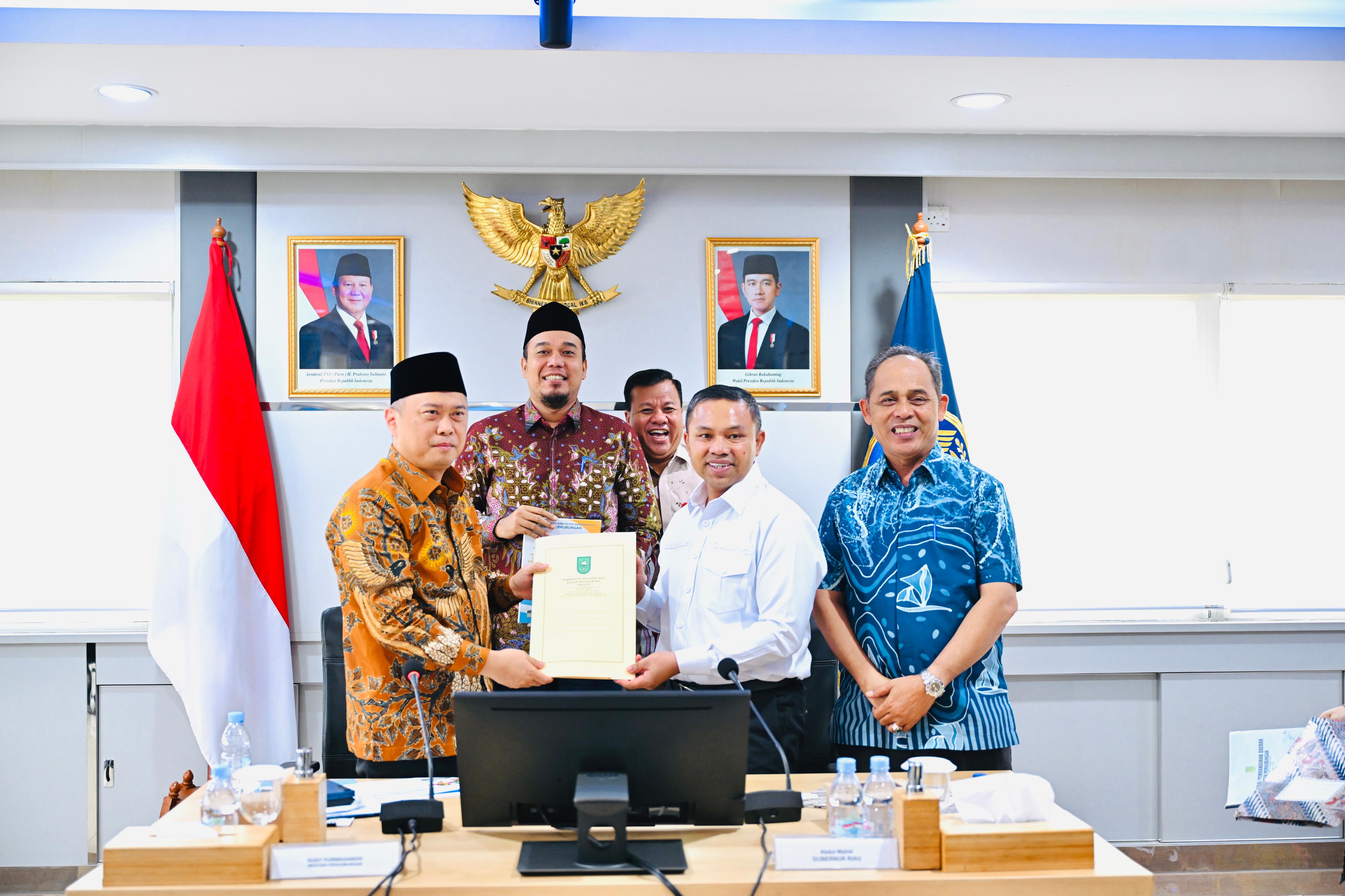 Pemkab Inhil Serius Kembangkan Transportasi Roro, Paparkan Progres ke Pemerintah Pusat