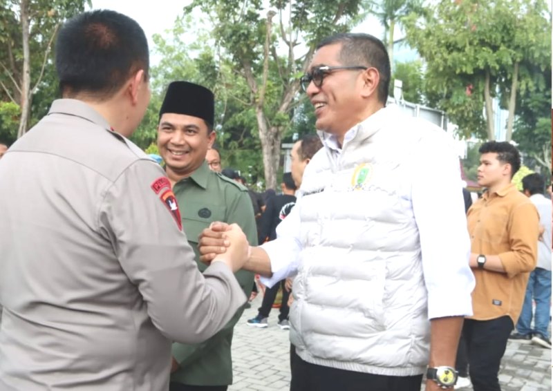 Wakil Ketua DPRD Riau Hadiri Pemusnahan Barang Bukti Hasil Razia Cipta Kondisi