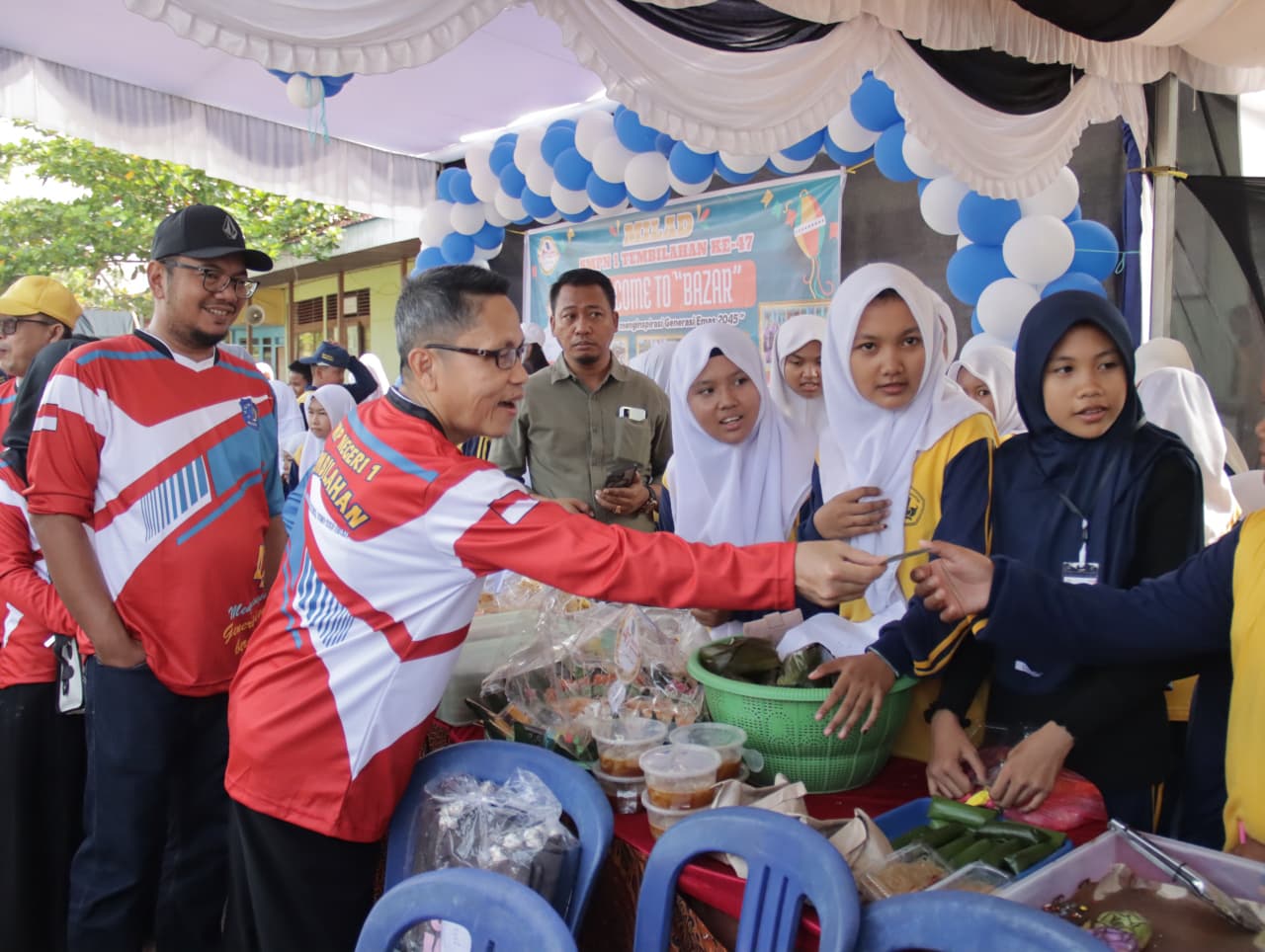 Perayaan Milad SMPN 1 Tembilahan, Bupati Harapkan Makin Banyak Lahirnya Generasi Berdaya Saing