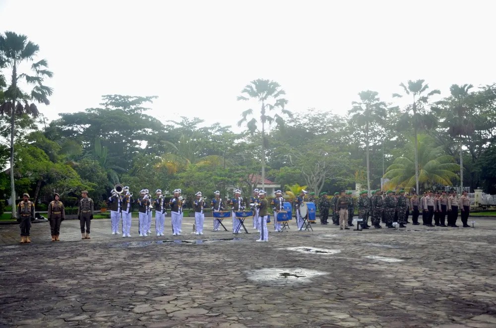 Bupati Inhil Pimpin Upacara Peringatan HUT Satpol PP Ke - 73