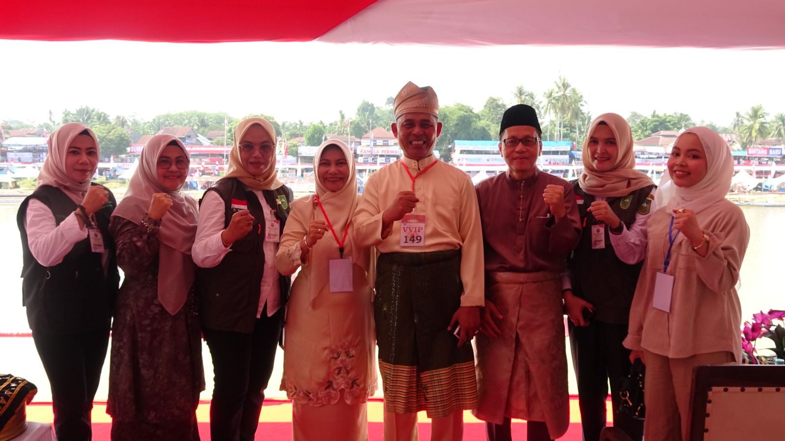 Bupati Inhil Hadiri Peresmian Festival Pacu Jalur Tradisional 2025