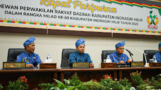 Milad Inhil Ke-60 Bupati Herman : Lima Tahun ke Depan Kita Fokus Percepatan Pembangunan