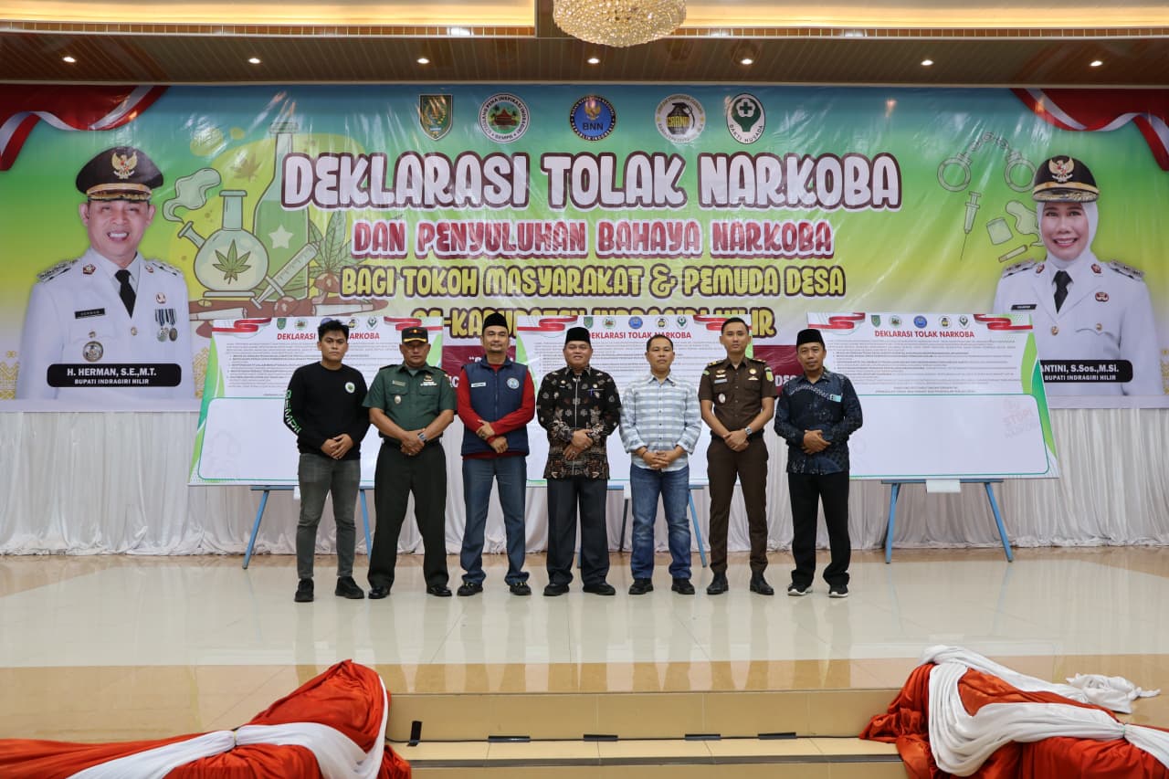 Buapti Inhil Hadiri Penyuluhan Bahaya Narkoba dan Obat Terlarang
