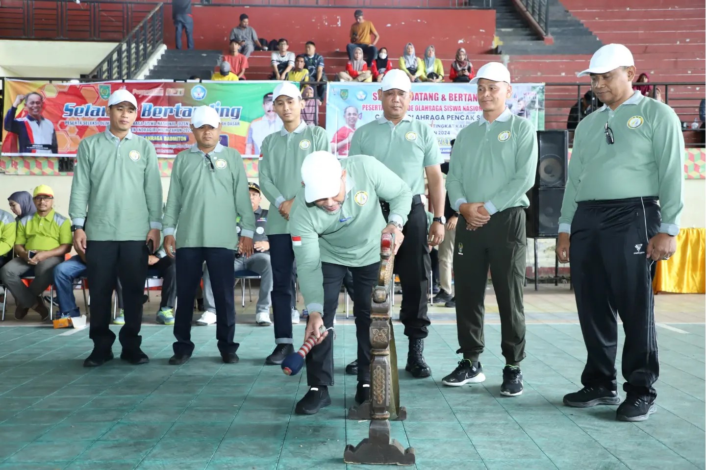 Pj. Bupati Inhil Membuka O2SN dan GSI Jenjang SD dan SMP TK