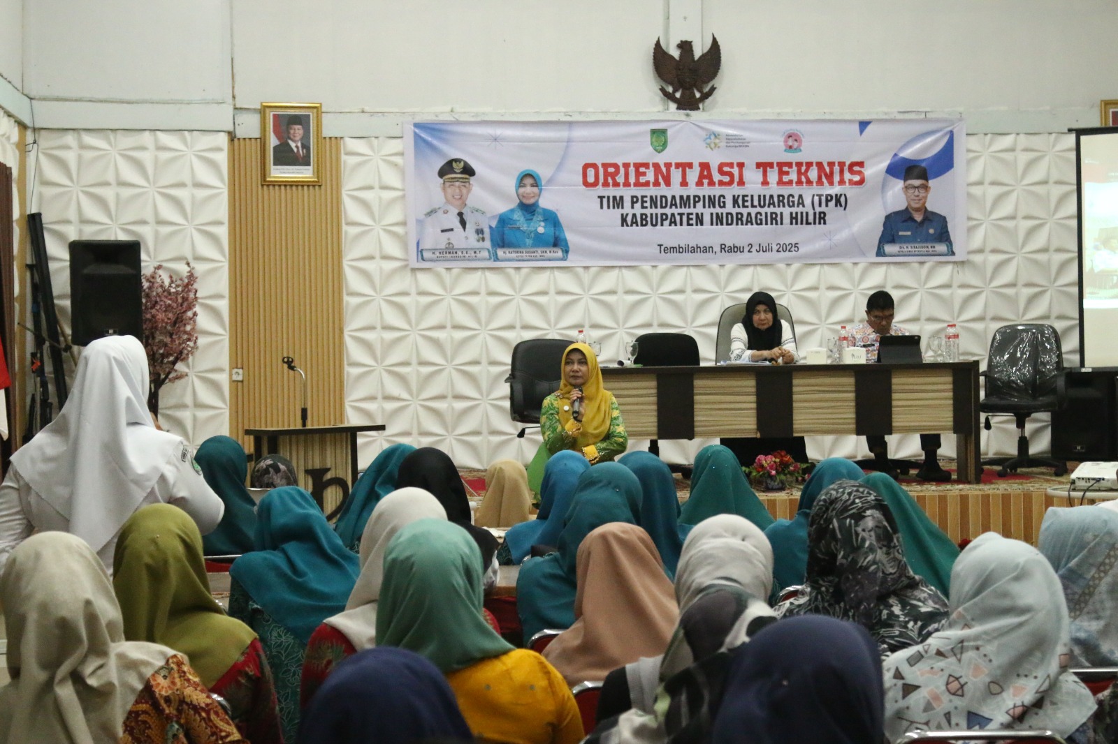 Ketua TP-PKK Inhil Hj. Katerina Susanti Tegaskan Peran Ibu dan Keluarga dalam Pencegahan Stunting