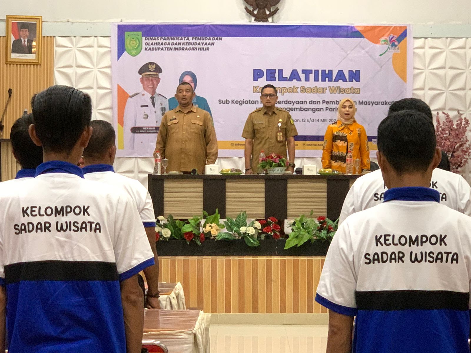 Disparporabud Inhil Gelar Pelatihan Kelompok Sadar Wisata untuk Pengembangan Pariwisata