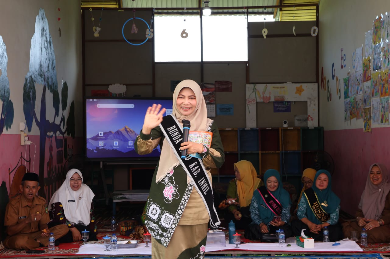Bunda PAUD Inhil Lakukan Kunjungan Kerja ke TK ABA, Dorong Penguatan Wajib Belajar 13 Tahun