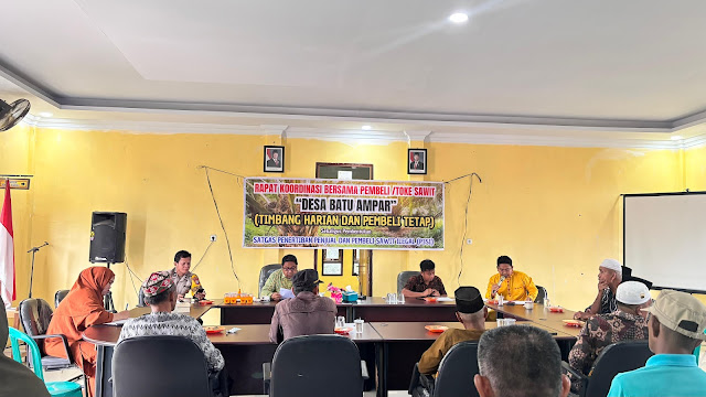 Galeri: Rapat Koordinasi Bersama Pengusaha Sawit dan Pembentukan Satgas Penertiban Jual Beli Sawit Ilegal di Desa Batu Ampar