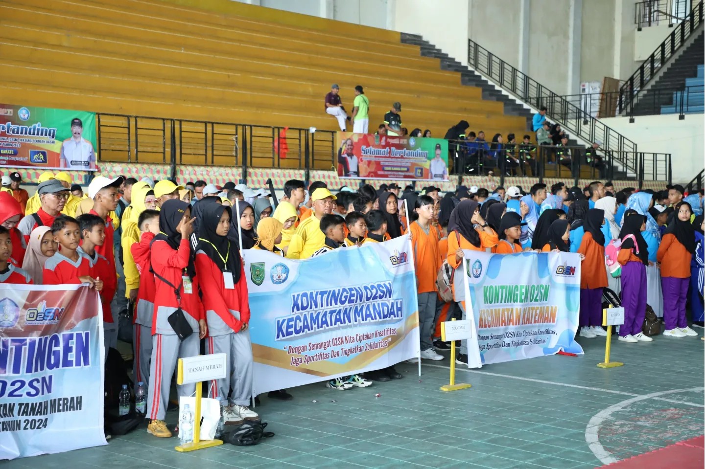 Pj. Bupati Inhil Membuka O2SN dan GSI Jenjang SD dan SMP TK