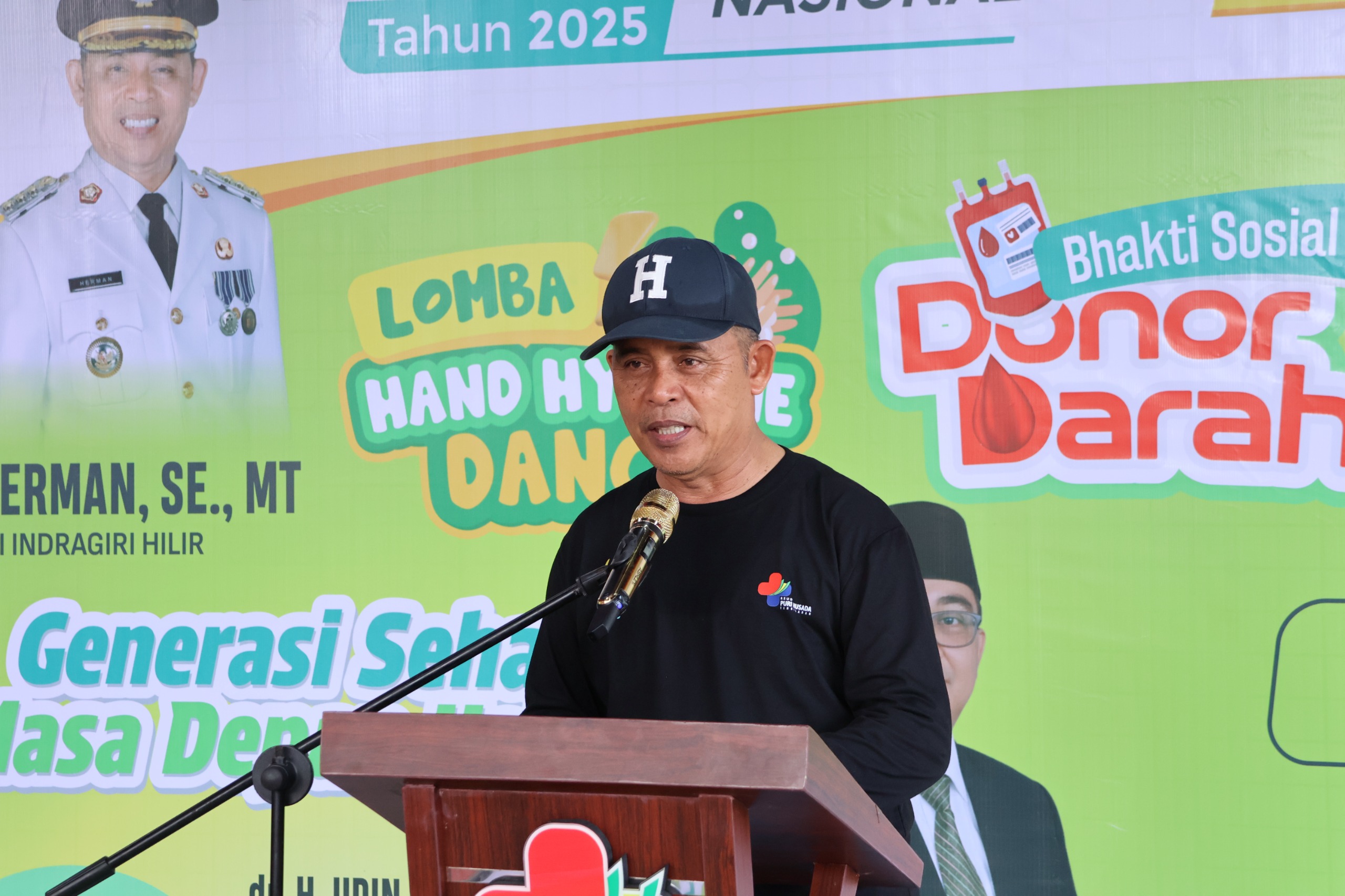 Peringati HKN ke-61 dan Milad RSUD, Bupati Inhil Herman Dorong Transformasi Layanan Kesehatan yang Lebih Cepat dan Merata