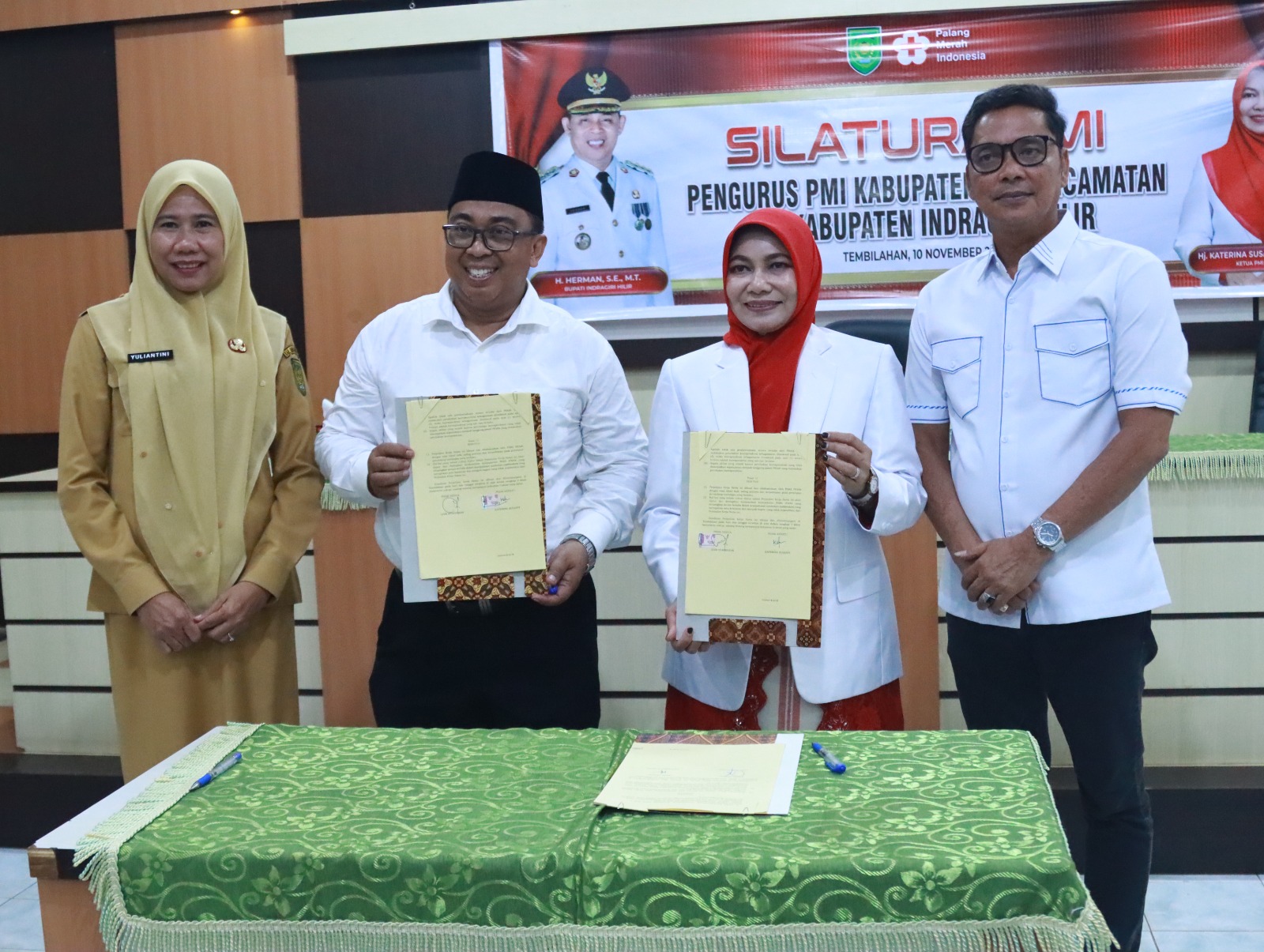 Wabup Yuliantini Apresiasi Kiprah PMI, Ketua PMI Inhil Dorong Aktifkan PMR dan KSR