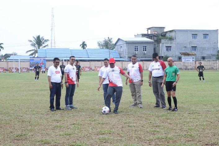 Kadis Porabudpar Inhil Hadiri Pembukaan Kapolres Inhil Cup II