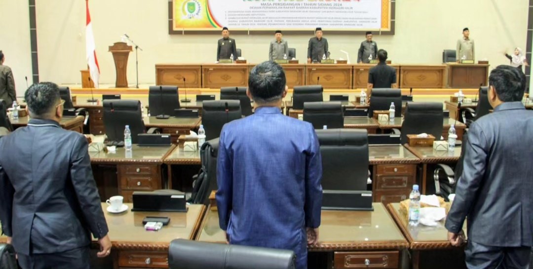 Pj. Bupati Herman Hadiri Rapat Paripurna Penyampaian Rekomendasi DPRD Inhil Terhadap LKPJ Bupati Tahun Anggaran 2023