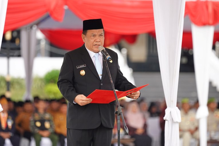 Plt Gubri Pimpin Peringatan Hari Pahlawan, Momentum Menjaga Api Perjuangan