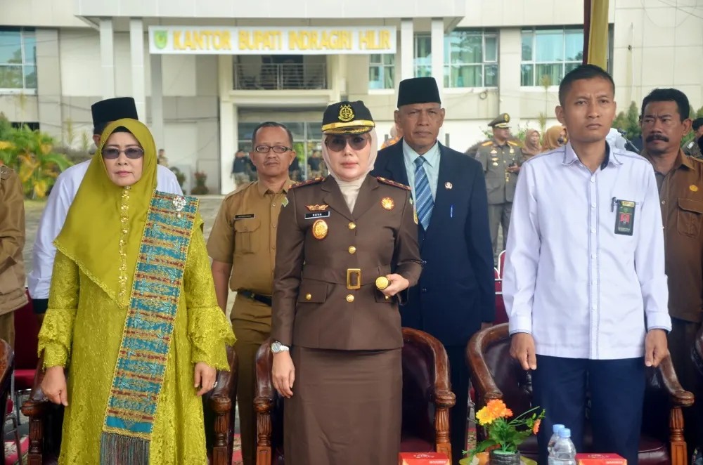Bupati Inhil Pimpin Upacara Peringatan HUT Satpol PP Ke - 73
