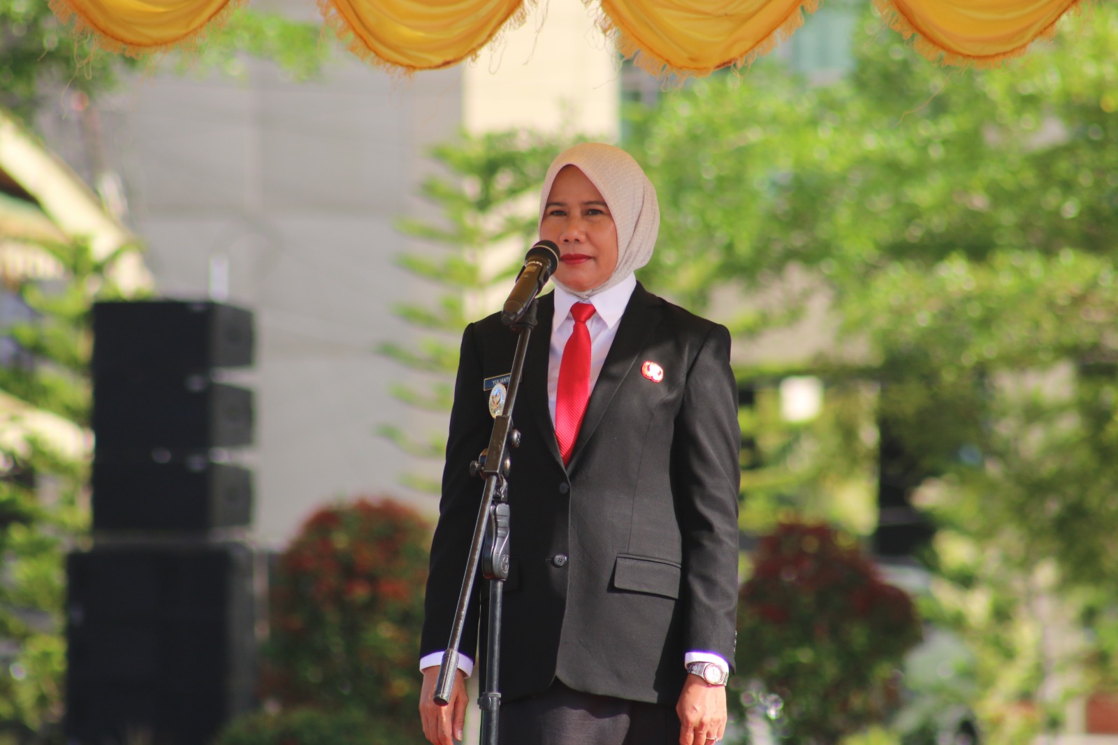 Wabup Inhil Yuliantini Pimpin Upacara Hari Kebangkitan Nasional Ke 117