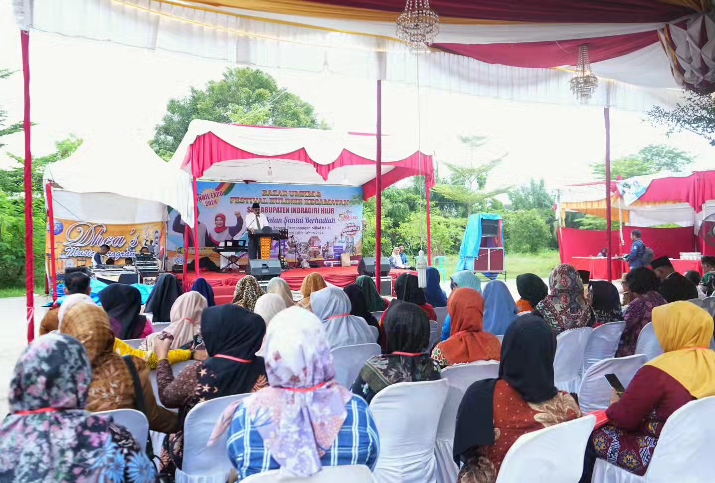 Asisten I Setda Inhil Tutup Bazar UMKM dan Festival Kuliner Kecamatan Se-Kabupaten Indragiri Hilir