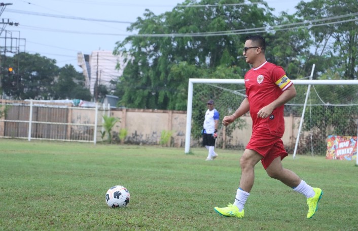 Kadis Porabudpar Inhil Hadiri Pembukaan Kapolres Inhil Cup II
