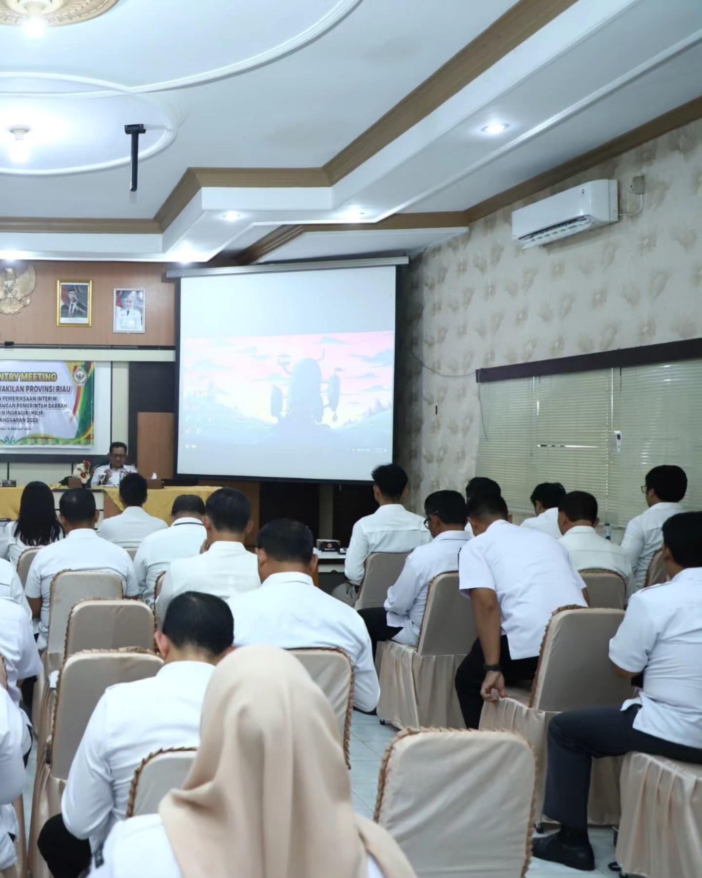 Bupati Inhil Menghadiri Entry Meeting Bersama Tim Pemeriksa BPK RI Perwakilan Prov. Riau