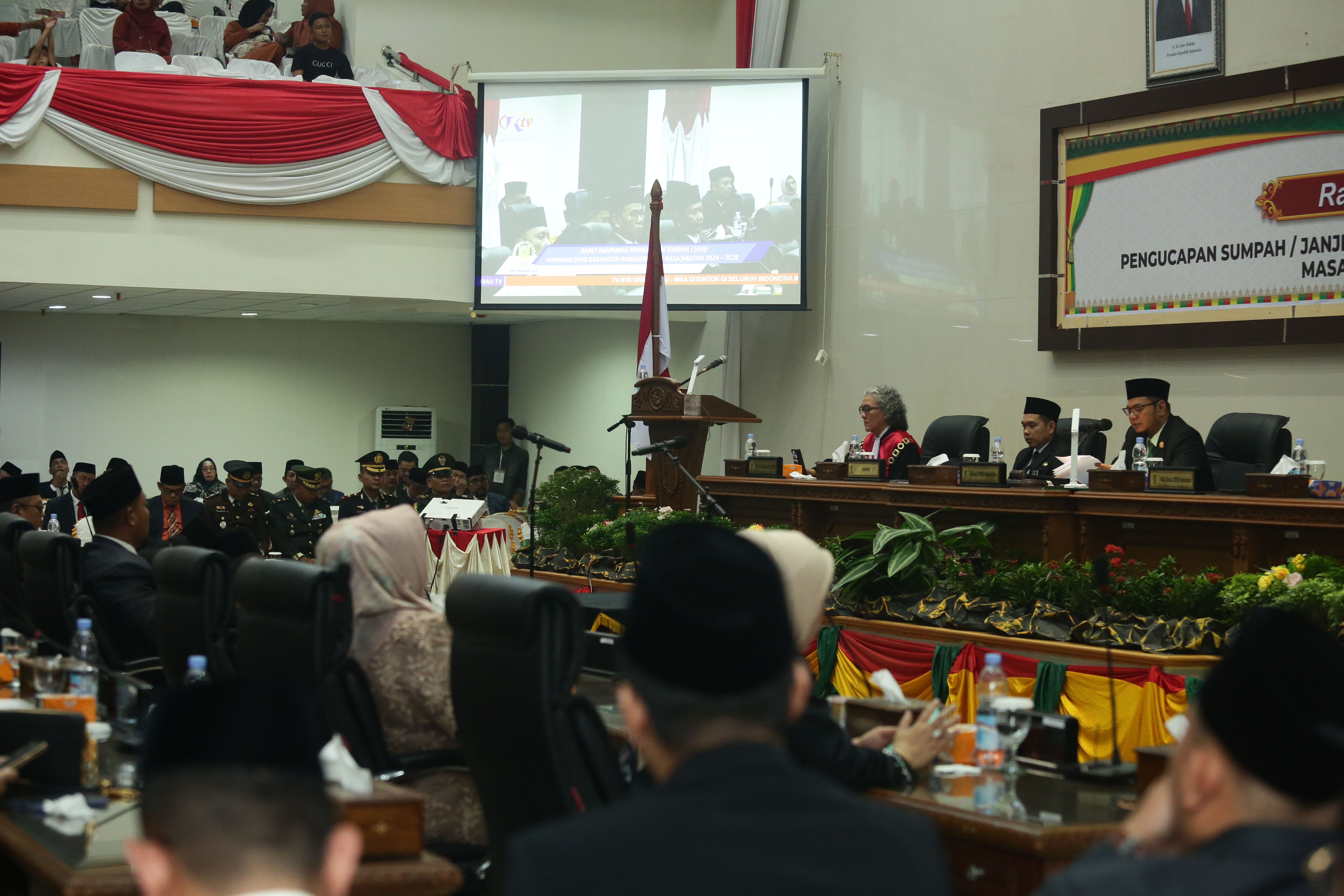Pimpinan DPRD Inhil Periode 2024-2029 Resmi Dilantik