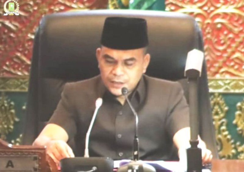 Rapat Paripurna Penyampaian Pidato Perdana Gubernur Digelar di DPRD Riau