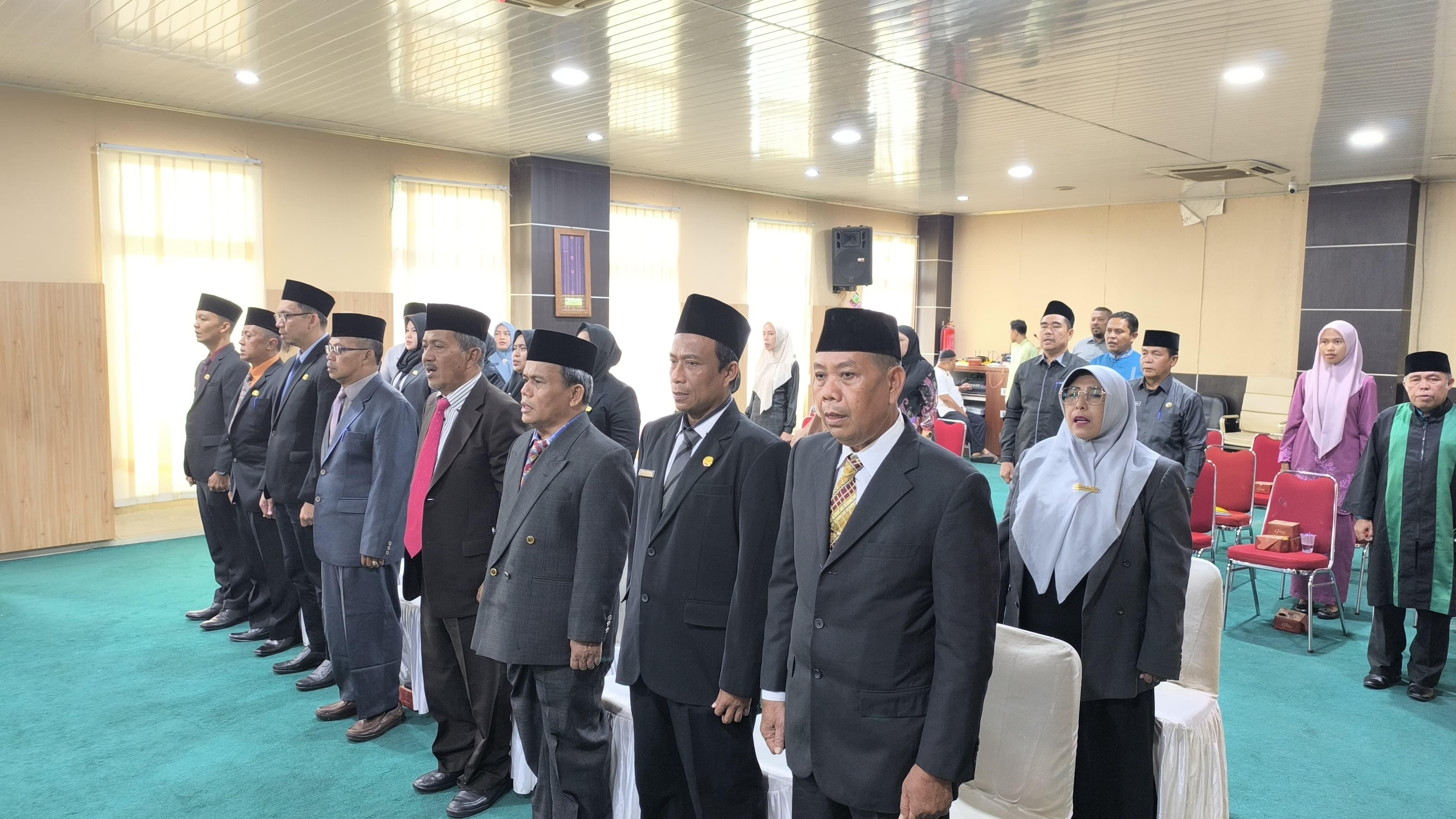 Bupati Inhil Hadiri Pelantikan Pejabat Fungsional, Mari  Tingkatkan Kinerja Bersama