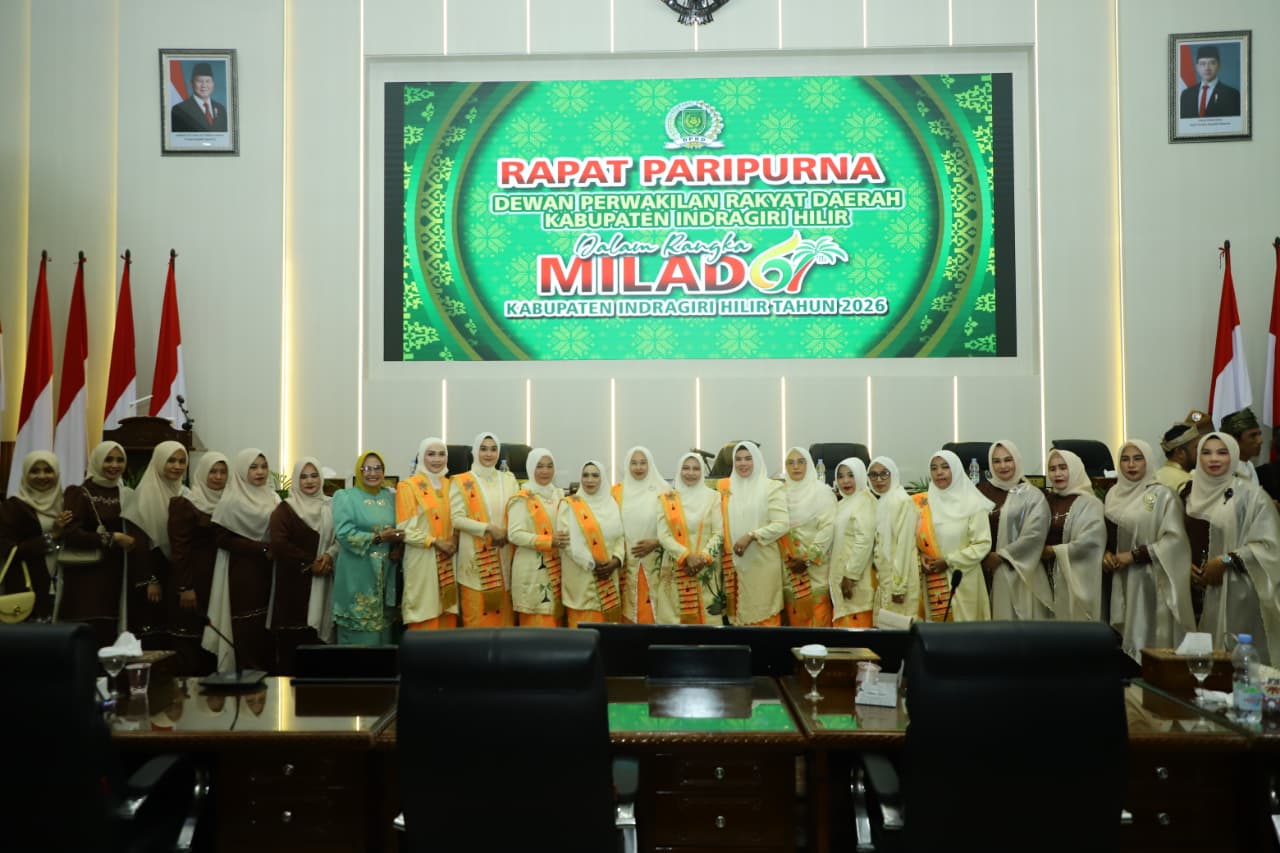 DPRD Inhil Gelar Sidang Paripurna Milad ke 61 Kabupaten Inhil Tahun 2026