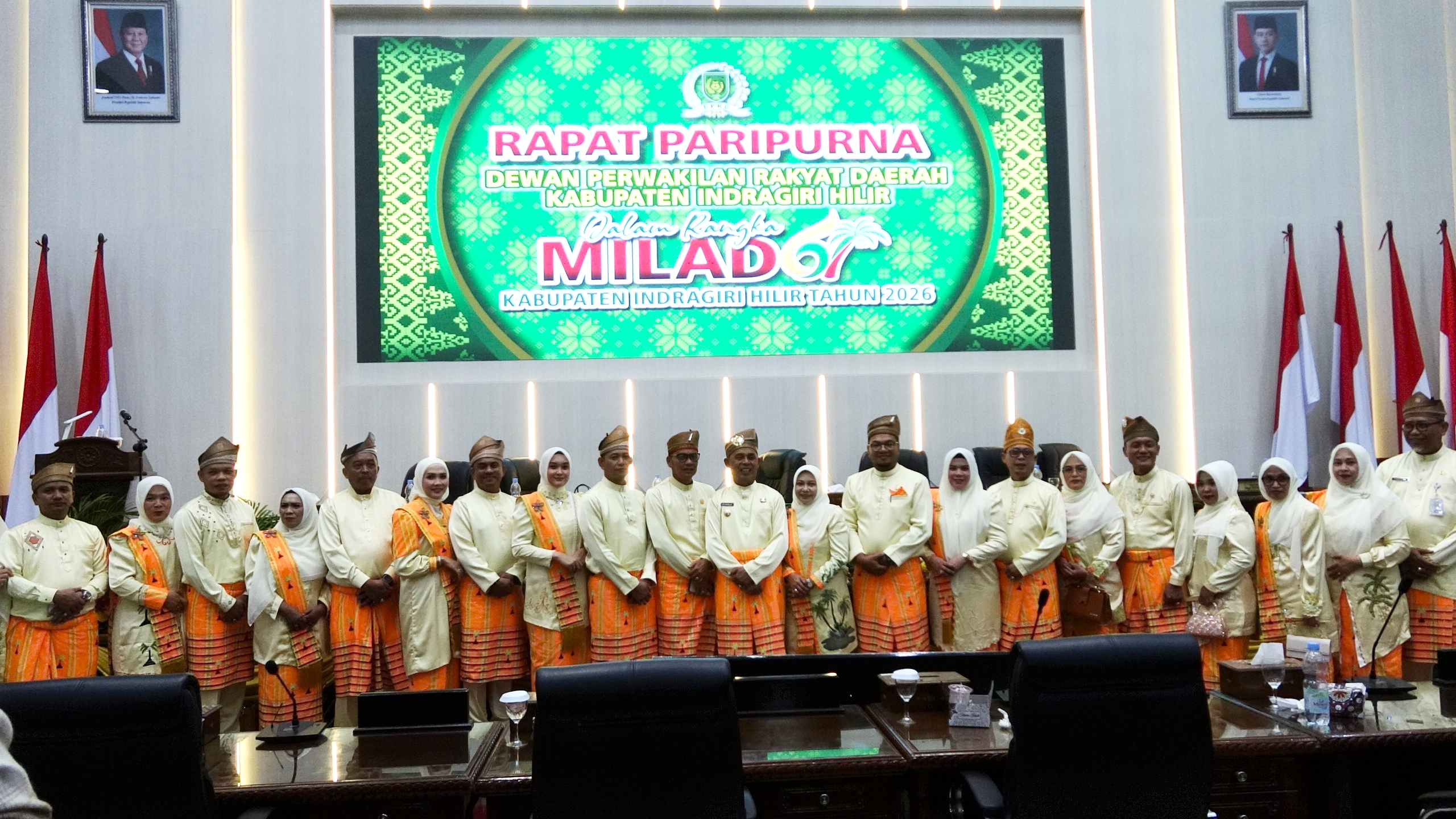 DPRD Inhil Gelar Sidang Paripurna Milad ke 61 Kabupaten Inhil Tahun 2026