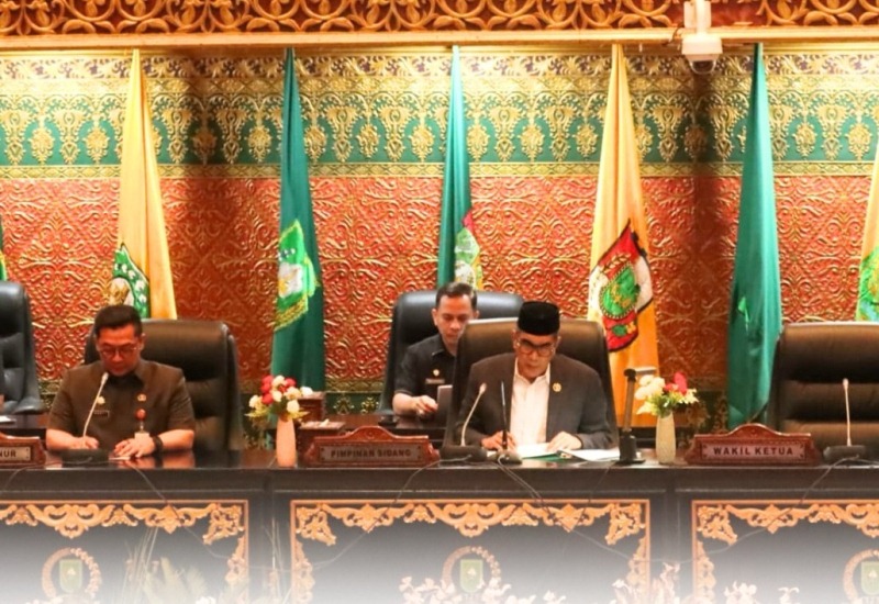 DPRD Riau Gelar Rapat Paripurna Penyampaian LKPJ Kepala Daerah Tahun 2025